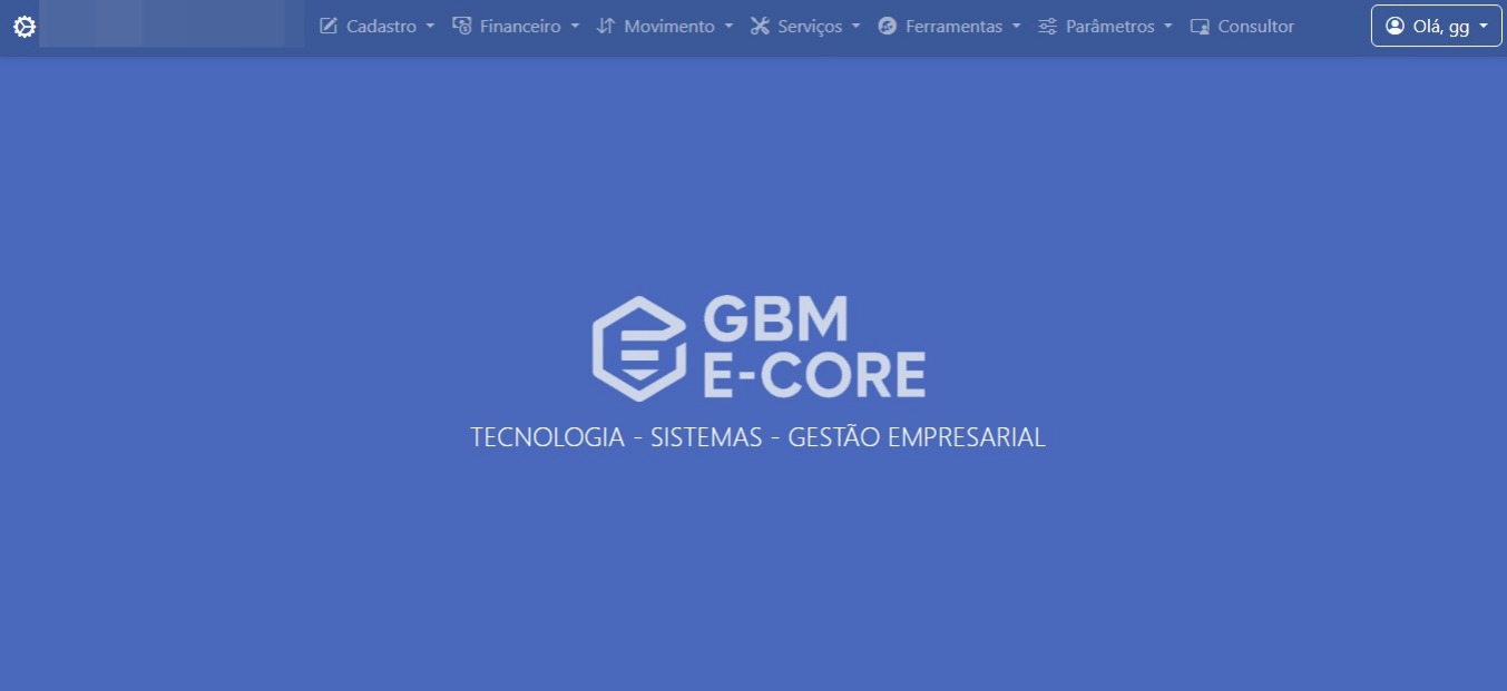 Tela do Dashboard do Sistema